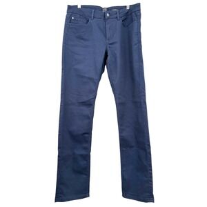 Ben Sherman Slim Straight Chino Jeans Navy Blue Stretch 5-Pocket Men's 32x34